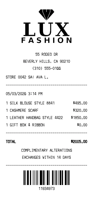 Gucci Sample Invoice Generate Gucci Receipt - ReceiptMake template